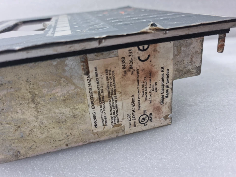 Beijer E300 Type 04380 24VDC Operator Interface Control Panel For Parts